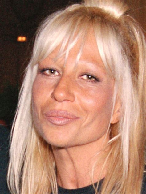 donatelle versace no makeup